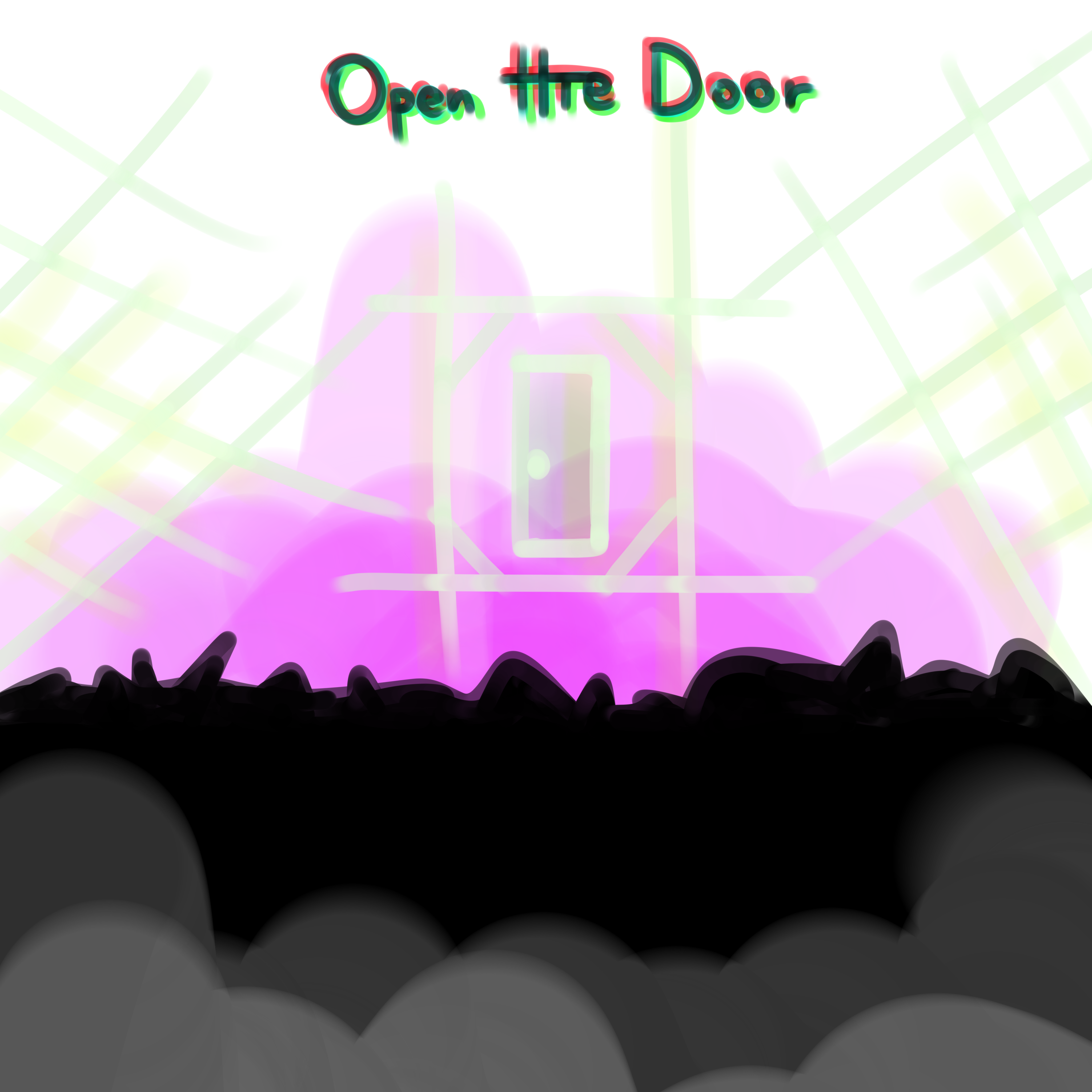 Cover for my first currently in progress EP, Open The Door